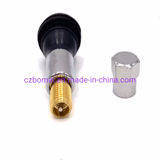 Válvula de neumático de caucho Tr414c