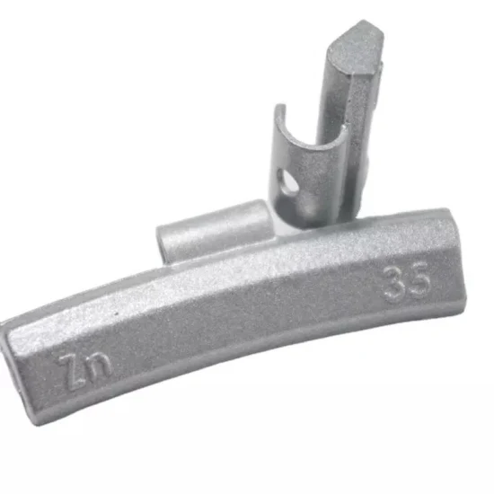 Clip de zinc de venta caliente en el peso de la rueda para balance de neumáticos Buen clip de Zn en los tipos de peso de la rueda