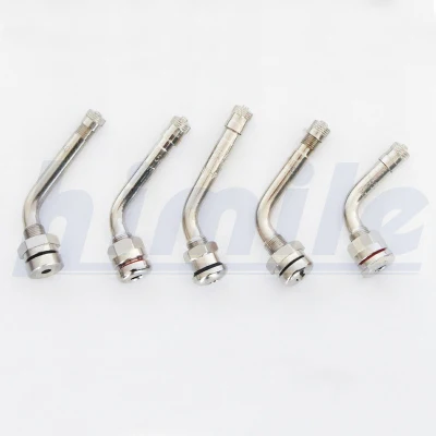 Himile Car Tire Tr545D Bus y Heavy-Duty Truck Valves Tubeless Metal Clamp-in Valves for Truck and Bus.